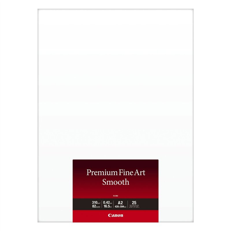 Canon FA-SM2 Papier Photo Premium FineArt Smooth Format A2 25 feuilles
