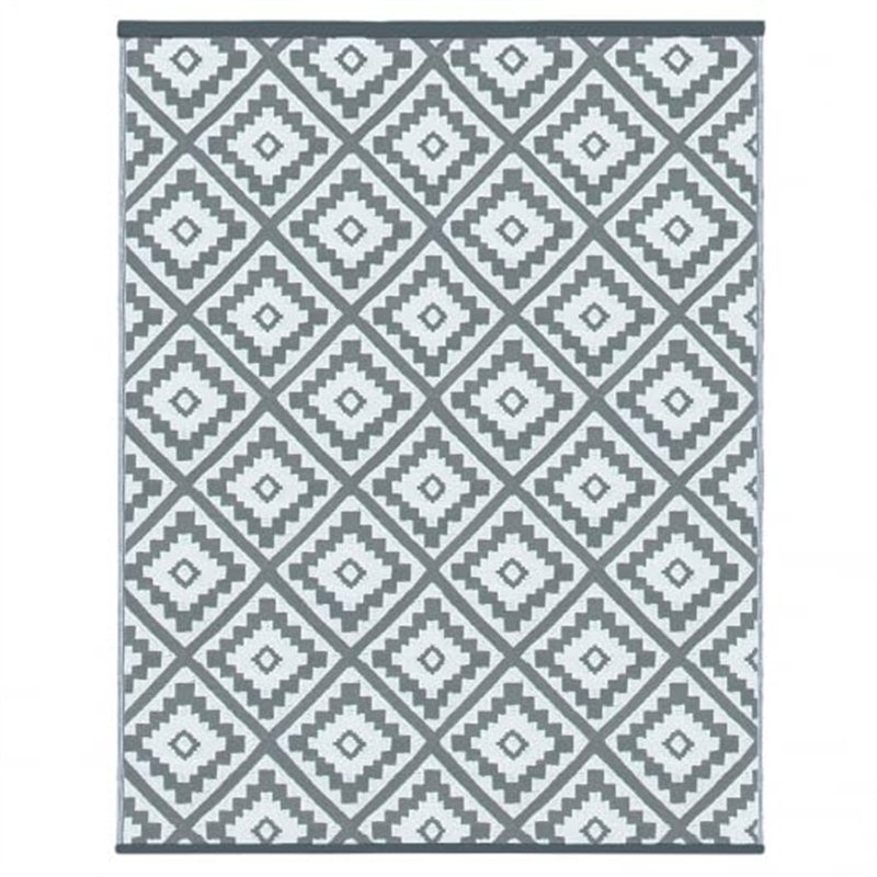 IDMarket - Tapis extérieur Bahamas Gris 270 x 370 CM
