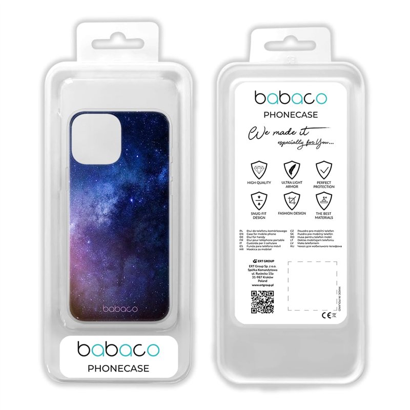 Image secondaire de Babaco ERT Group Coque de téléphone Portable pour Apple Iphone 13 Mini Original et sous Licence Officielle Motif Nature 003 Parf