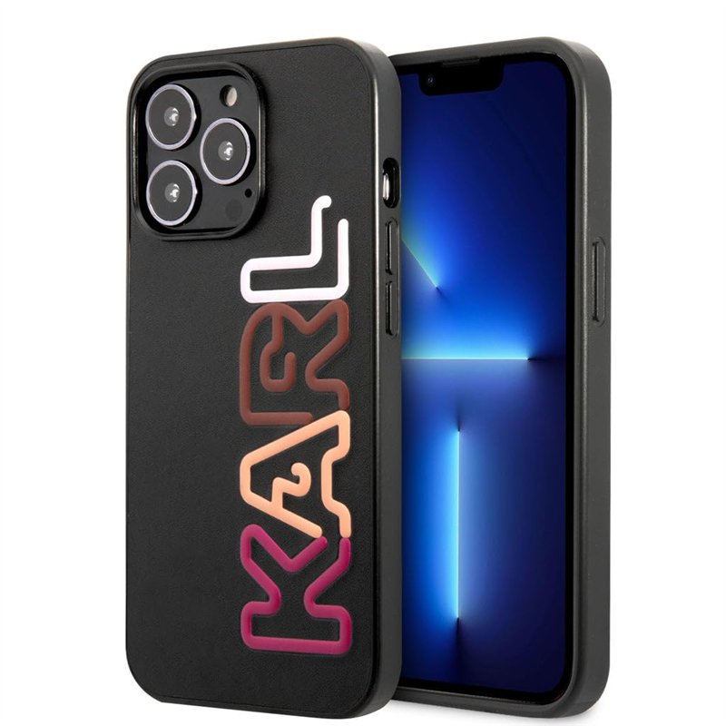 Karl Lagerfeld KLHCP13LPCOBK Coque rigide pour iPhone 13 Pro / 13 6,1