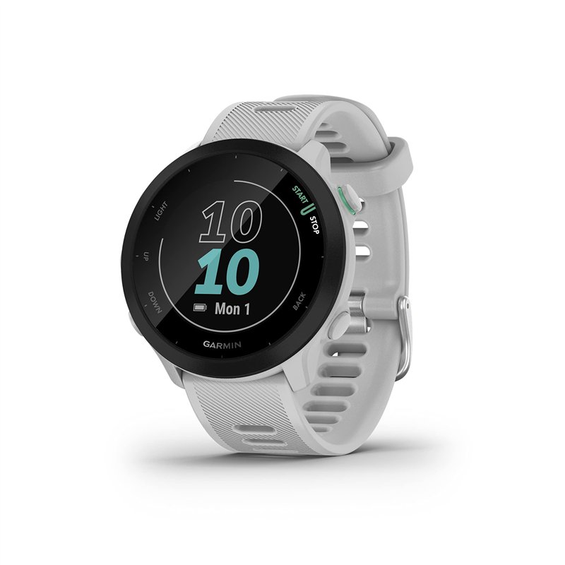 Garmin – Forerunner 55 - Montre GPS multi-activités running avec fonctions d’entrainement Garmin Coach et cardio au poignet – Bl