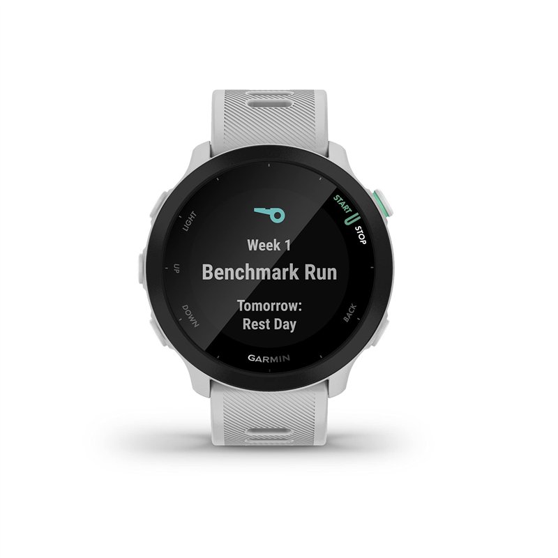 Image secondaire de Garmin – Forerunner 55 - Montre GPS multi-activités running avec fonctions d’entrainement Garmin Coach et cardio au poignet – Bl