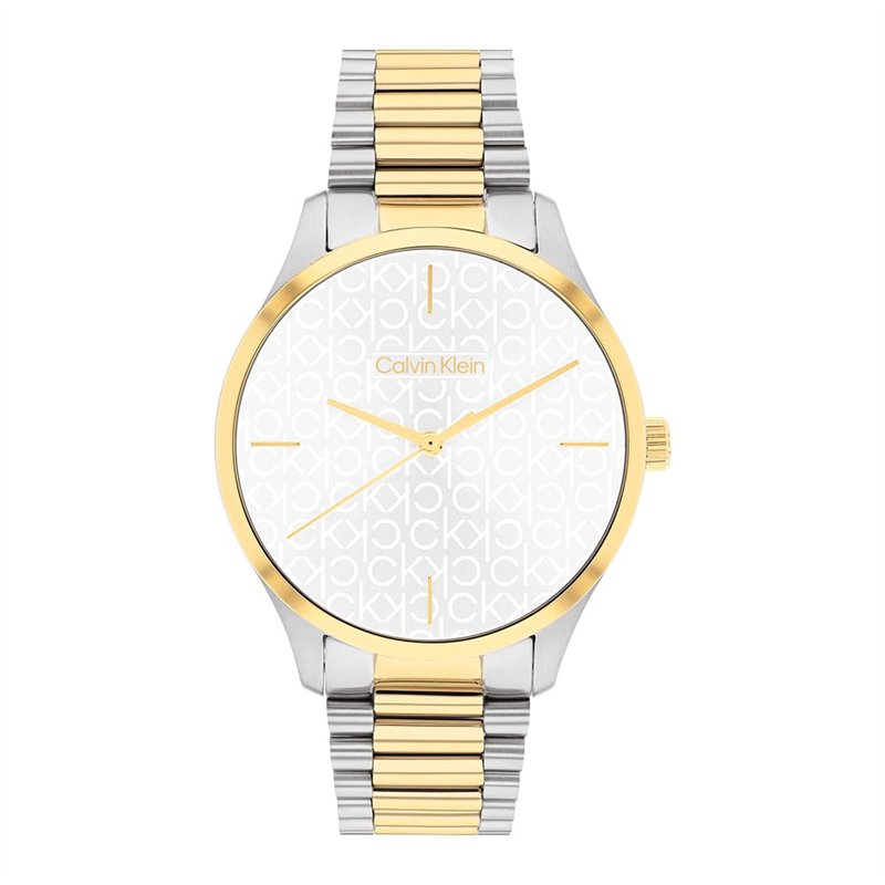 Calvin Klein Montre Analogique à Quartz Unisex avec Bracelet en Acier Inoxydable à Deux Coloris - 25200167