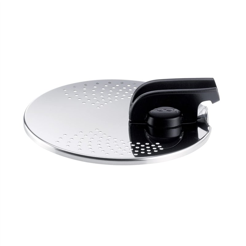 Tefal Ingenio Couvercle égouttoir acier inoxydable, Rangement facile, Multidiamètre, Compatible Ingenio, Compatible lave-vaisselle