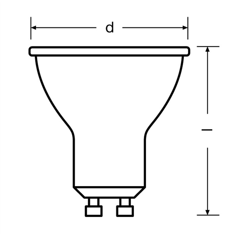 Image secondaire de OSRAM Lampe LED dimmable Superstar avec un rendu des couleurs particulièrement élevé (CRI90), GU10-base, verre clair ,Blanc chau