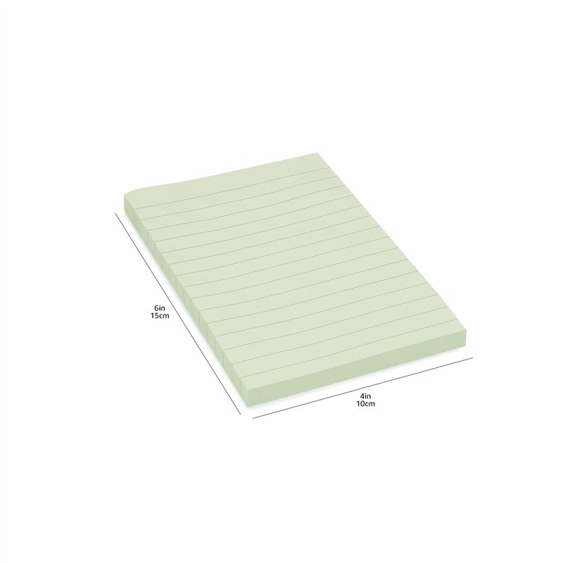 Image secondaire de Amazon Basics Carrée blocs de feuillets autocollants lignés, Lot de 5, Couleurs assorties, 102 x 152 mm