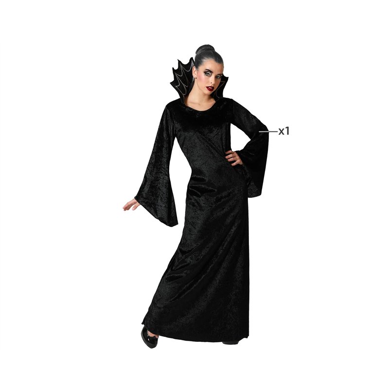 Image secondaire de ATOSA déguisement femme araignée noir adulte M