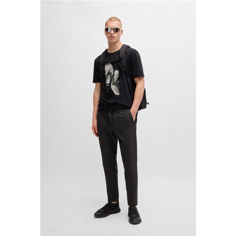 Image secondaire de BOSS Hommes T Flex Chino Tapered Fit en Tissu Quadri-Extensible Facile à Repasser