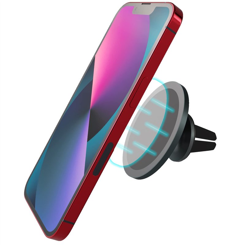 XtremeMac Support magnétique premium pour tous les modèles iPhone 12/13/14/15, réglable en portrait et paysage, support voiture