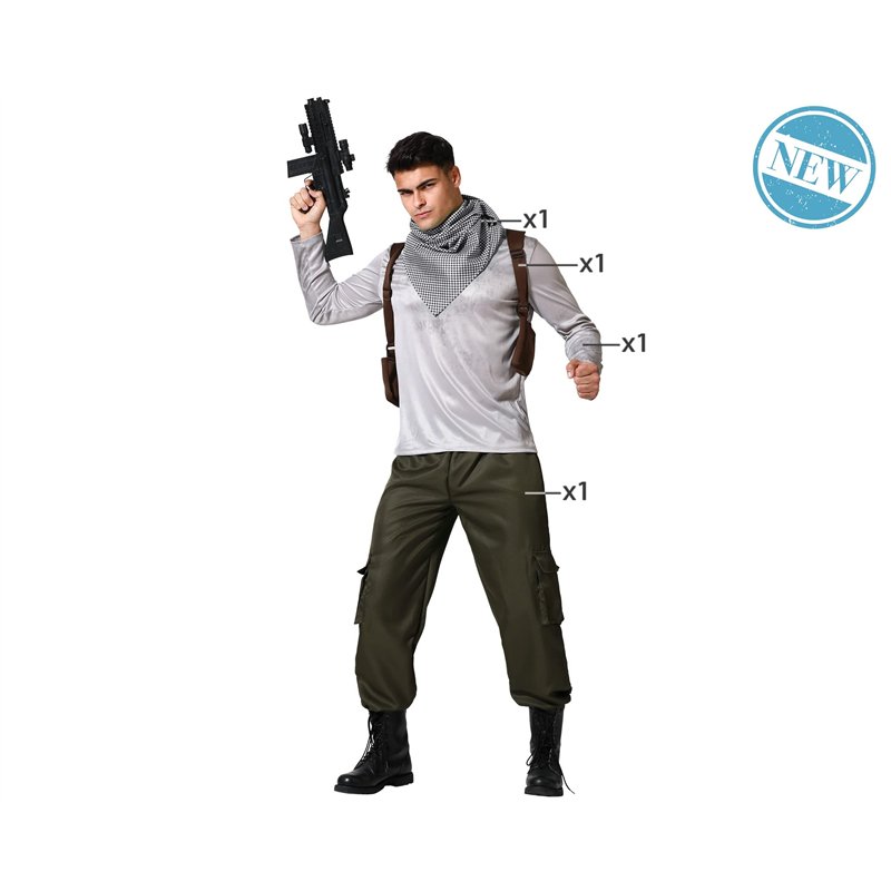 Image secondaire de ATOSA déguisement d’aventurier adulte homme M