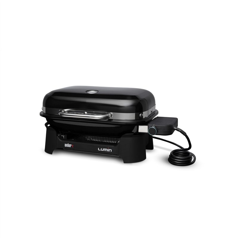 Image secondaire de Weber Lumin Compact barbecue électrique, surface de cuisson 43 x 32 cm, portable, atteint plus de 315 °C, polyvalent - idéal pou
