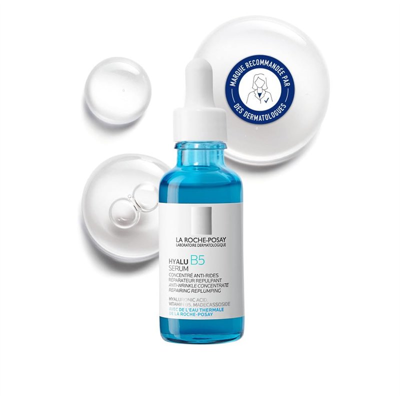 La Roche-Posay, Hyalu B5, Sérum Yeux Anti-Rides, Répare & Repulpe, Enrichi en Acide Hyaluronique & Vitamine B5, 15 ml