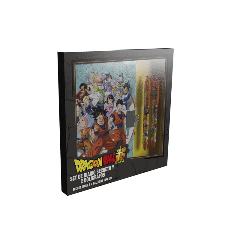 Image secondaire de Dragon Ball-Set Cadeau Journal et Stylos, Boîte cadeau, Set d'écriture, Journal avec cadenas, Multicolore, Produit officiel (CyP