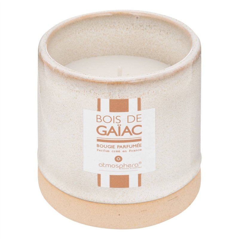 Atmosphera - Bougie parfumée Marty - Bois de gaïac - 160g