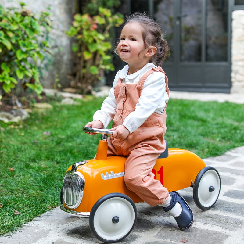 Image secondaire de Baghera - Porteur Enfant en Métal Robuste et Stable - Jouet pour Enfant 18m-3 Ans - Roadster Camel - Marque Française