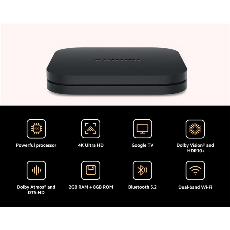 Image secondaire de Xiaomi Mi TV Box S 2nd Gen, Reproductrice Streaming en 4K Ultra HD, Bluetooth, Wi-FI, 2GB RAM + 8GB ROM, 2ème Génération, Noir