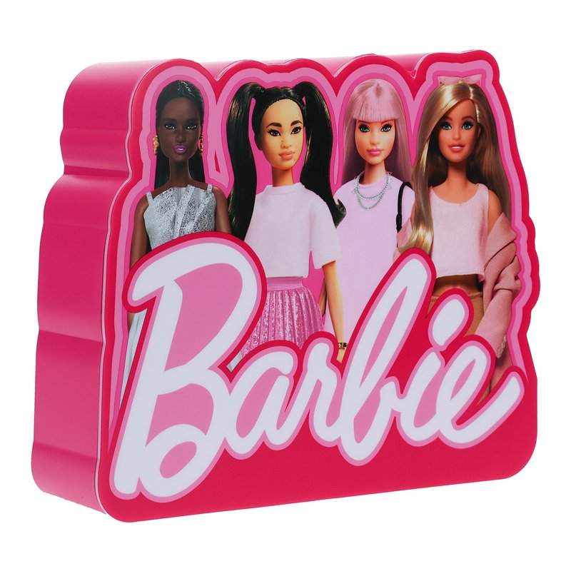 Barbie Lampe Officiellement licencié, Déco de chambre avec personnages, Fonctionne à piles, 16cm