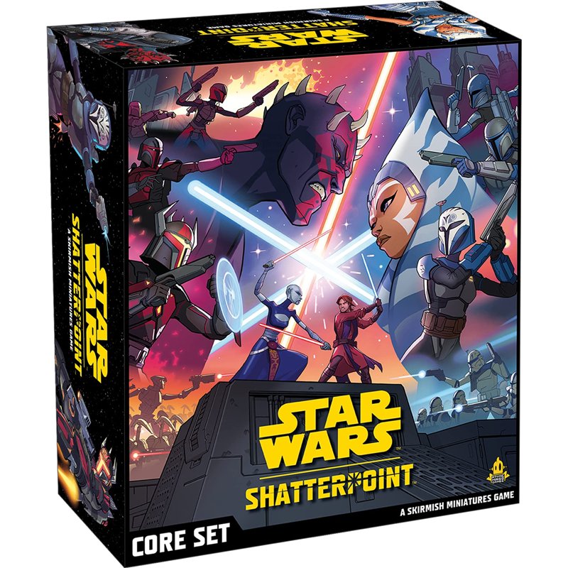 Atomic Mass Games - Asmodee - Star Wars Shatterpoint : Boite de base - Jeux de société - Jeux de plateau - Jeux de figurines - A