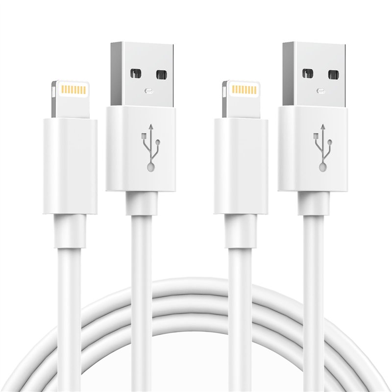 Câble iPhone 1M Lot de 2 [Certifié MFi], Cable Chargeur iPhone Câble Lightning USB Cordon iPhone Fil Chargeur iPhone Charge Rapi
