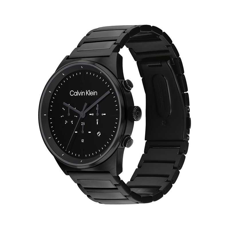 Image secondaire de Calvin Klein Montre Analogique Multifunction à Quartz pour Homme avec Bracelet en Acier Inoxydable Noir - 25200295