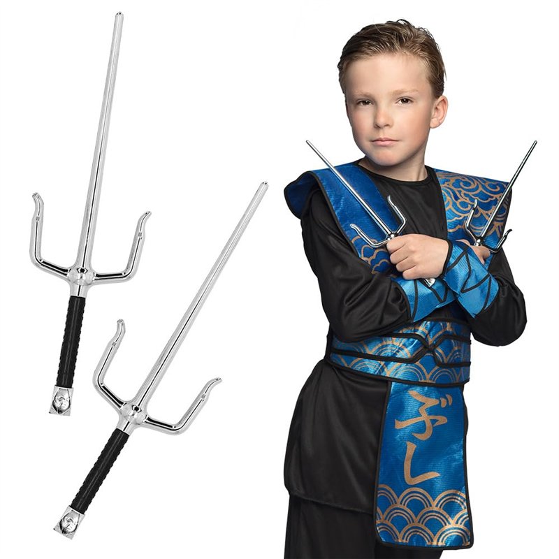 Boland 50430 - Armes Ninja SAI, 2 pièces, 60 cm, Accessoires pour déguisements, Décoration, Accessoires pour déguisements de car