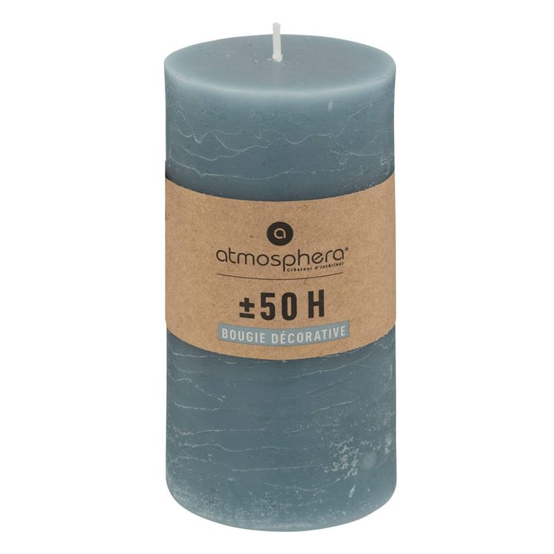 Image secondaire de Atmosphera - Bougie ronde Olia en coton D6,8cm