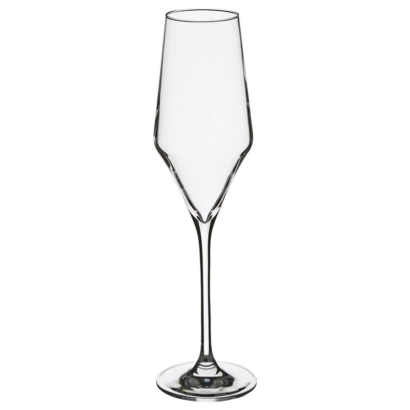Lot De 6 Flûtes à Champagne - 22 Cl - Clarillo - Cristallin