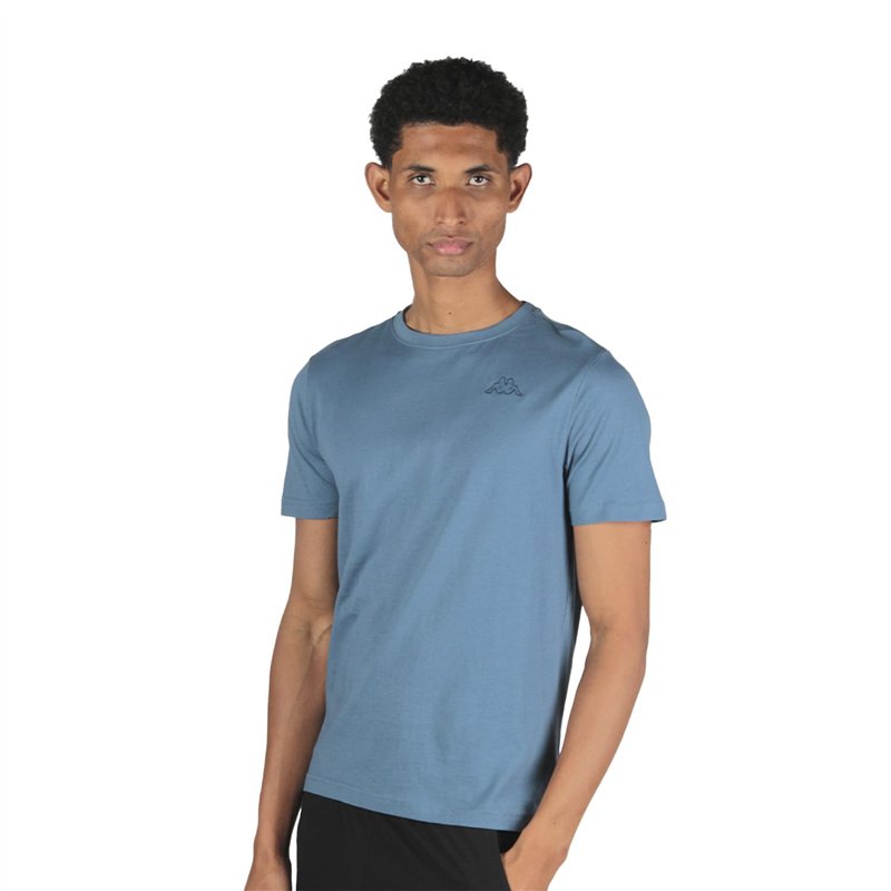 Kappa - T-Shirt Cafers Slim pour Homme - Bleu - Taille XL
