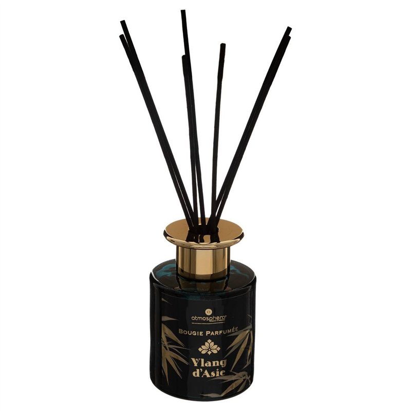 Atmosphera - Diffuseur de Parfum Plum en Verre D9cm Bleu