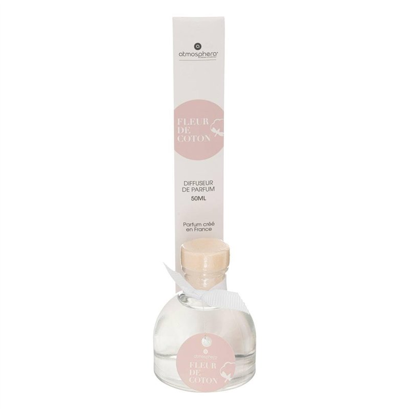Image secondaire de Atmosphera - Diffuseur de Parfum Izor en Verre D5,5cm Blanc Ivoire