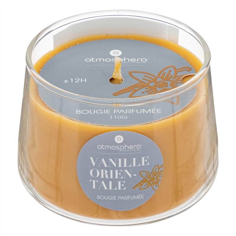 Image secondaire de Atmosphera - Bougie parfumée Izor en verre D7,5cm