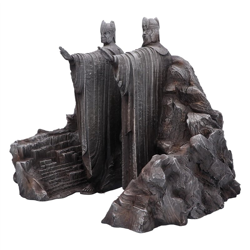 Image secondaire de Nemesis Now Serre-Livres Le Seigneur des Anneaux Porte d'Argonath 19 cm, Résine, Gris, sous Licence Officielle Le Seigneur des A