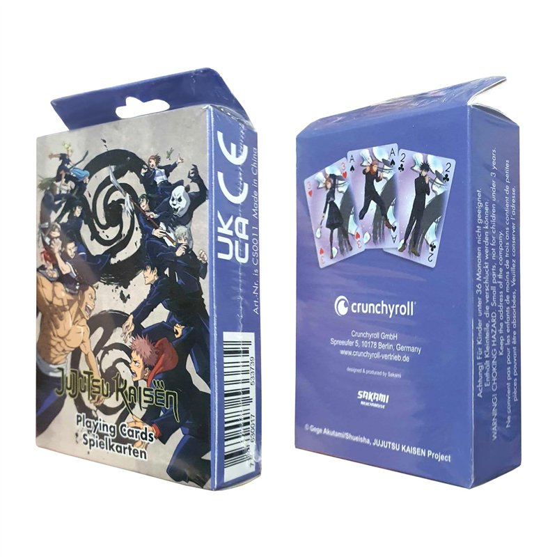 Image secondaire de Crunchyroll - Jujutsu Kaisen - 52 Cartes à Jouer - Jeu de Cartes de Poker - Original et sous Licence