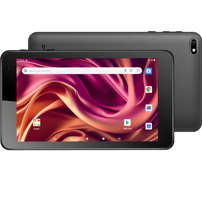 Logicom - Tablette 76-7 inch - 2GB RAM - 16GB + 128 GB - WiFi - Bluetooth - USB-C - Android 13 GO - Batterie 3000 mAh - Noir
