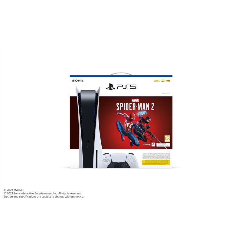 Pack Console PS5 Standard + Marvel's Spider-Man 2 PlayStation 5