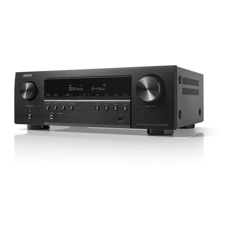 Image secondaire de DENON Récepteur Home Cinéma AVR-S770H 7,2 Ch (modèle 2023) – Récepteur HDMI 8K UHD (75 W x 7), streaming sans fil via HEOS intég