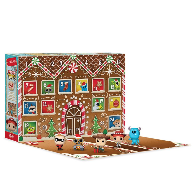 Image secondaire de Funko Advent Calendar: Pixar 2024 - Pixar Collection - Calendrier de L'avent - 24 Jours de Surprise - Mini-figurine en Vinyle à