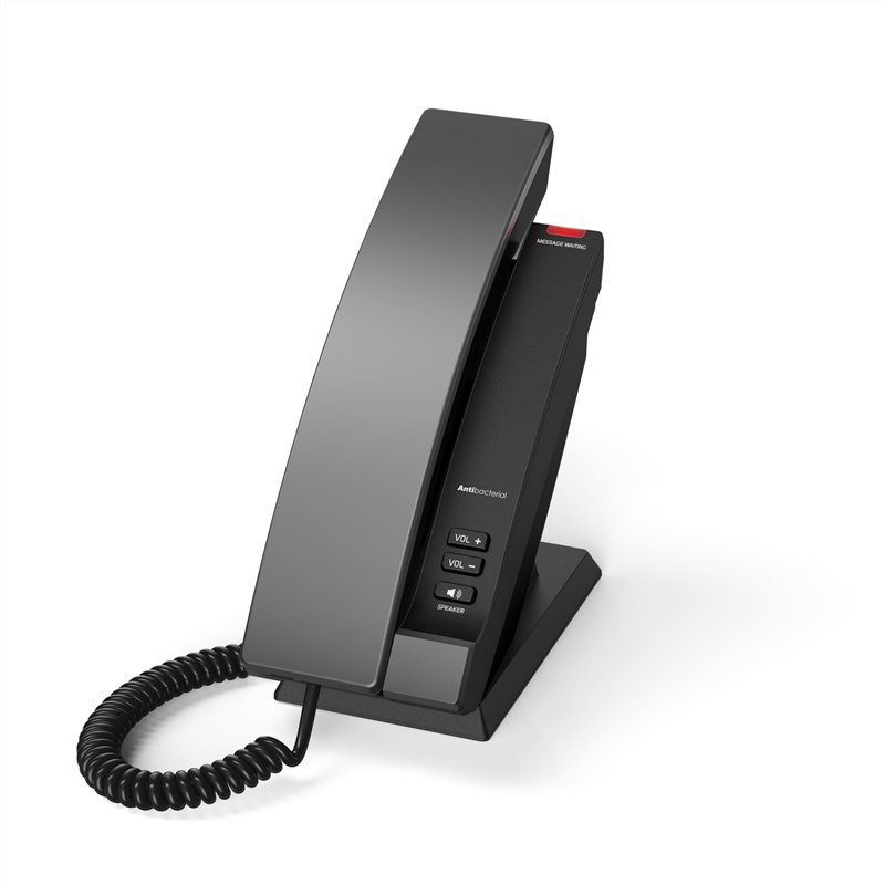 Snom HD100 pour Hôtellerie TéLéPhone Fixe Filaire pour Hôtellerie - Indicateur D'Appel, Mains Libres, PoE - TéLéPhone Fixe