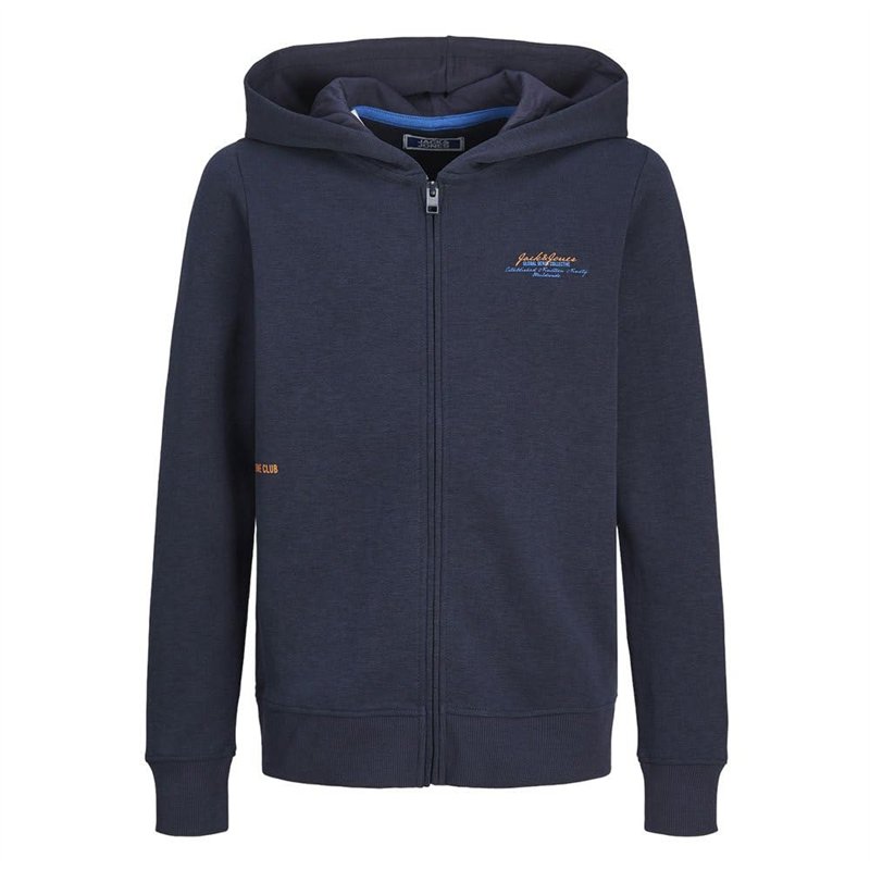 JACK&JONES JUNIOR JJGREAT B2S Logo Sweat Zip Hood JNR, Veste Sweat,