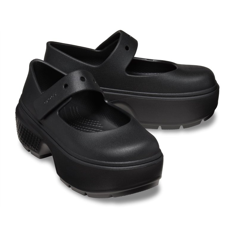 Crocs Stomp Mary Jane Chaussures Noires pour Femmes - EUR 38-39