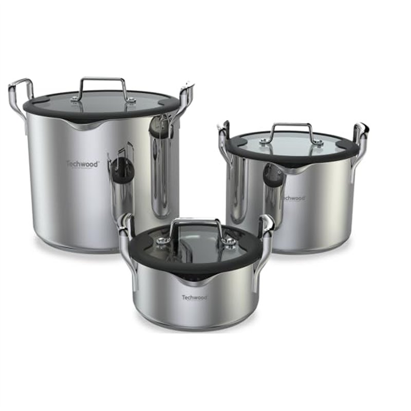 Set de 3 Casseroles 6 pieces 16-20-24 cm
