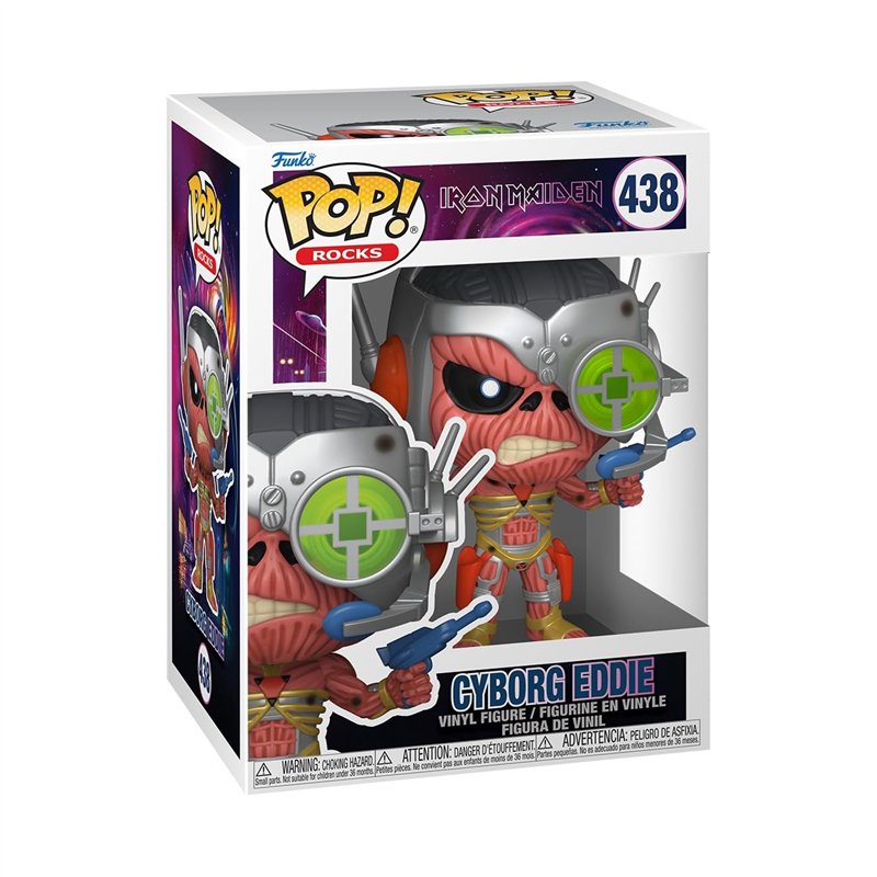 Funko Pop! Rocks: Iron Maiden - Cyborg - Figurine en Vinyle à Collectionner - Idée de Cadeau - Produits Officiels - Jouets pour