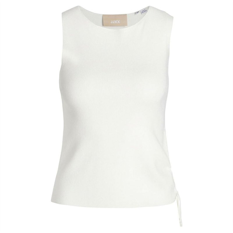 Jack & Jones Jxdahlia Top Knit Débardeur pour Femme Blanc - Marque EAN : 5715514254560 - Taille XS