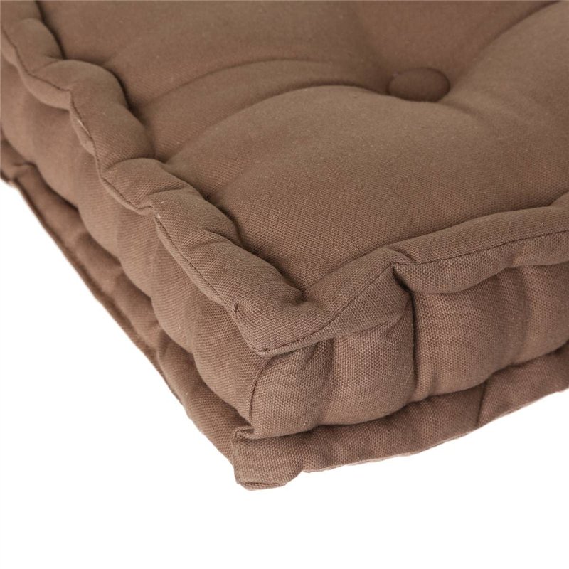 Image secondaire de Atmosphera - Coussin de Sol Taupe 40x40 cm