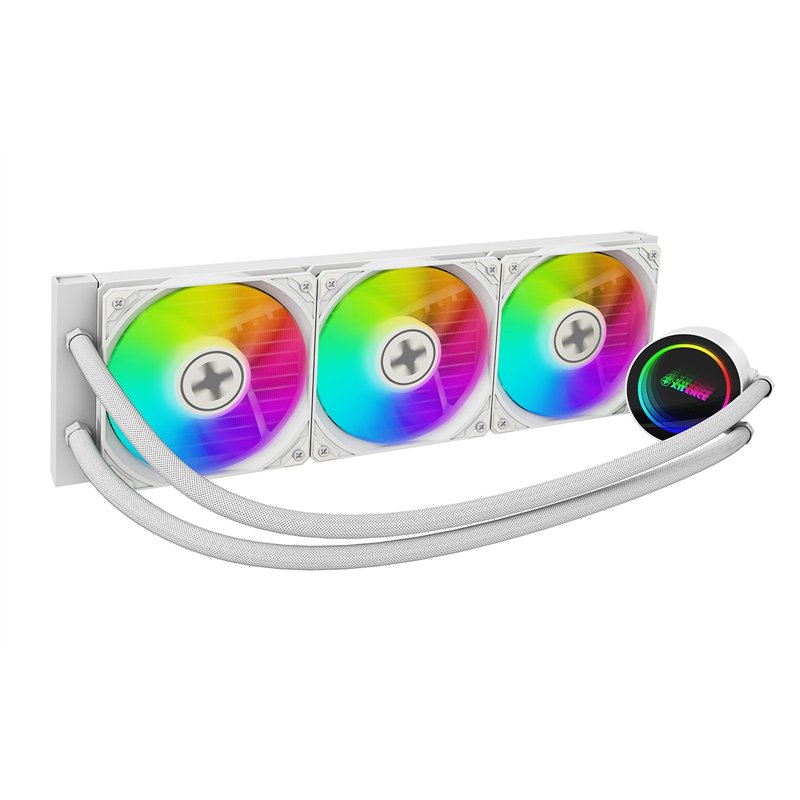 Image secondaire de Xilence LQ360G.W.ARGB Watercooling AiO AMD/Intel 360mm, Infinity Mirror, AM5/AM4, LGA 1851/1700/1151/1150/1155/1156/1200, 350W T