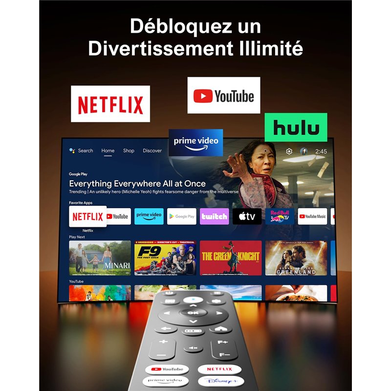 Image secondaire de ULTIMEA Projecteur 4K True Android TV 11.0 avec Netflix, Projecteur Video avec 90° Gimbal, Dolby Audio, 600 ANSI HDR10&HLG, Vide