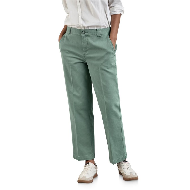 STREET ONE A378090 Pantalon Coupe Décontractée, Vert d'eau, 40W x 28L Femmes