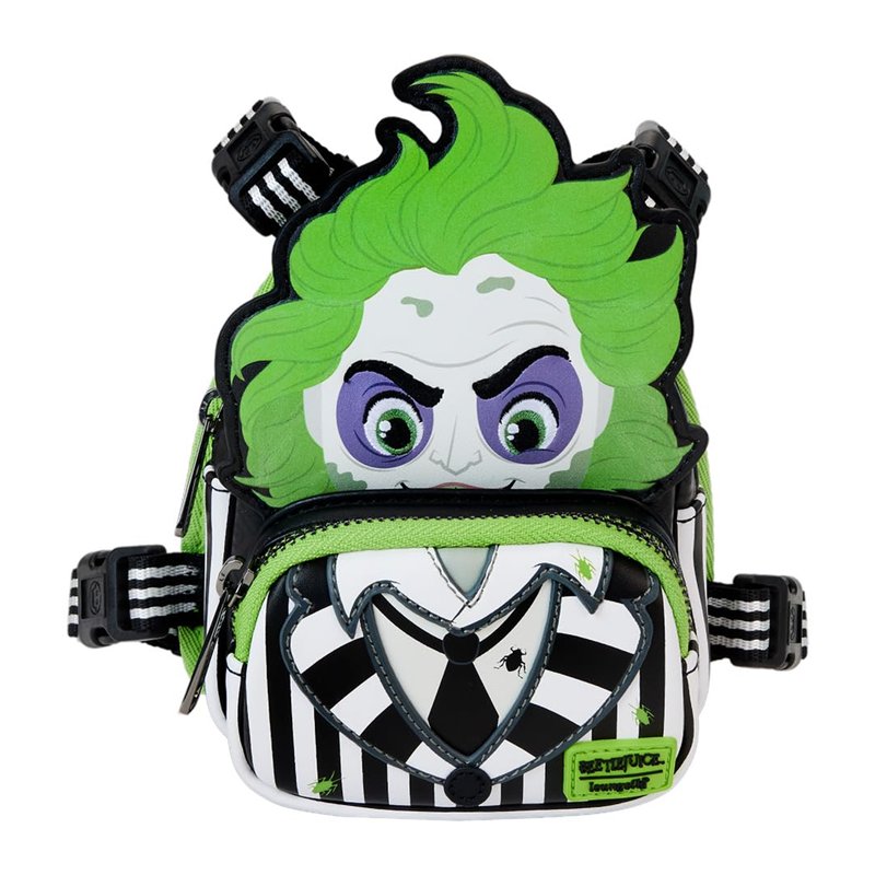 Loungefly Beetlejuice Cosplay Mini Backpack Dog Harness Medium