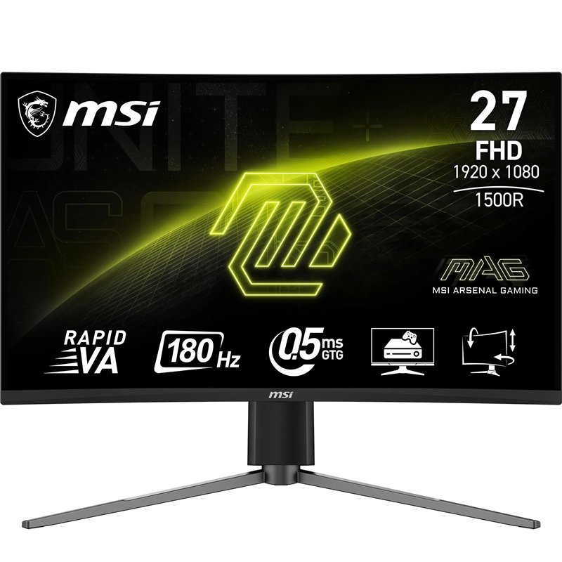 MSI MAG 27C6PF écran Gaming incurvé FHD de 27