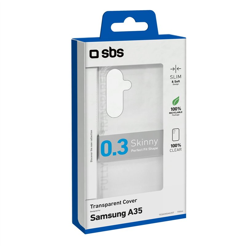 Image secondaire de SBS Coque Fine pour Samsung Galaxy A35 Transparent